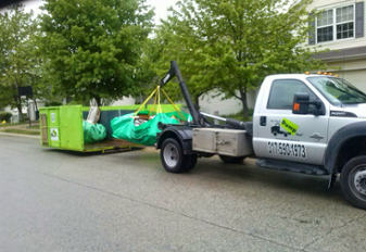 2 Bagsters Placed In Bin There Dump That Truck